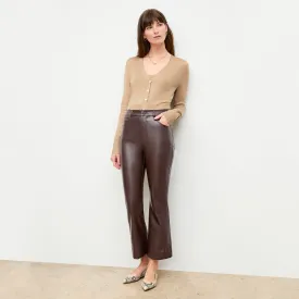 Archie Pant - Vegan Leather :: Brown