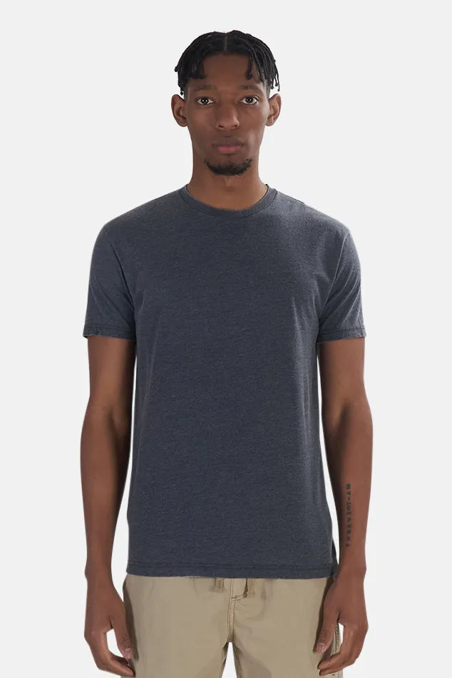 Basic Burnout Tee Charcoal