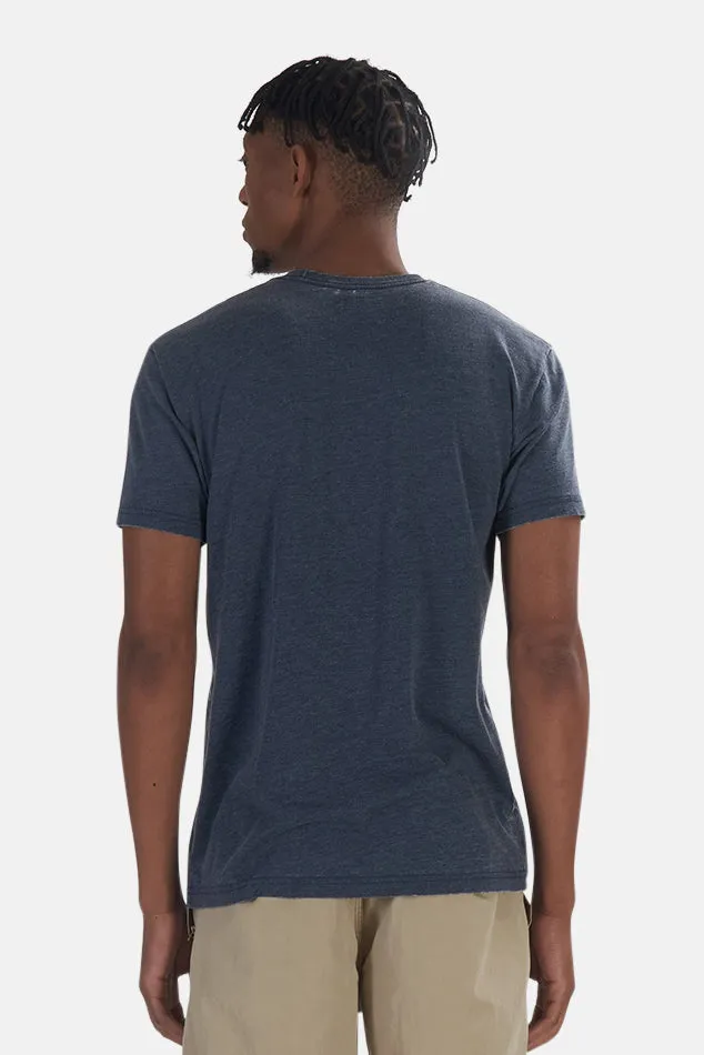 Basic Burnout Tee Navy