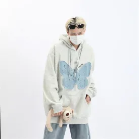 Butterfly Drawstring Hoodie