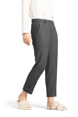 Cambio Krystal Pant with Cuff, Salt & Pepper