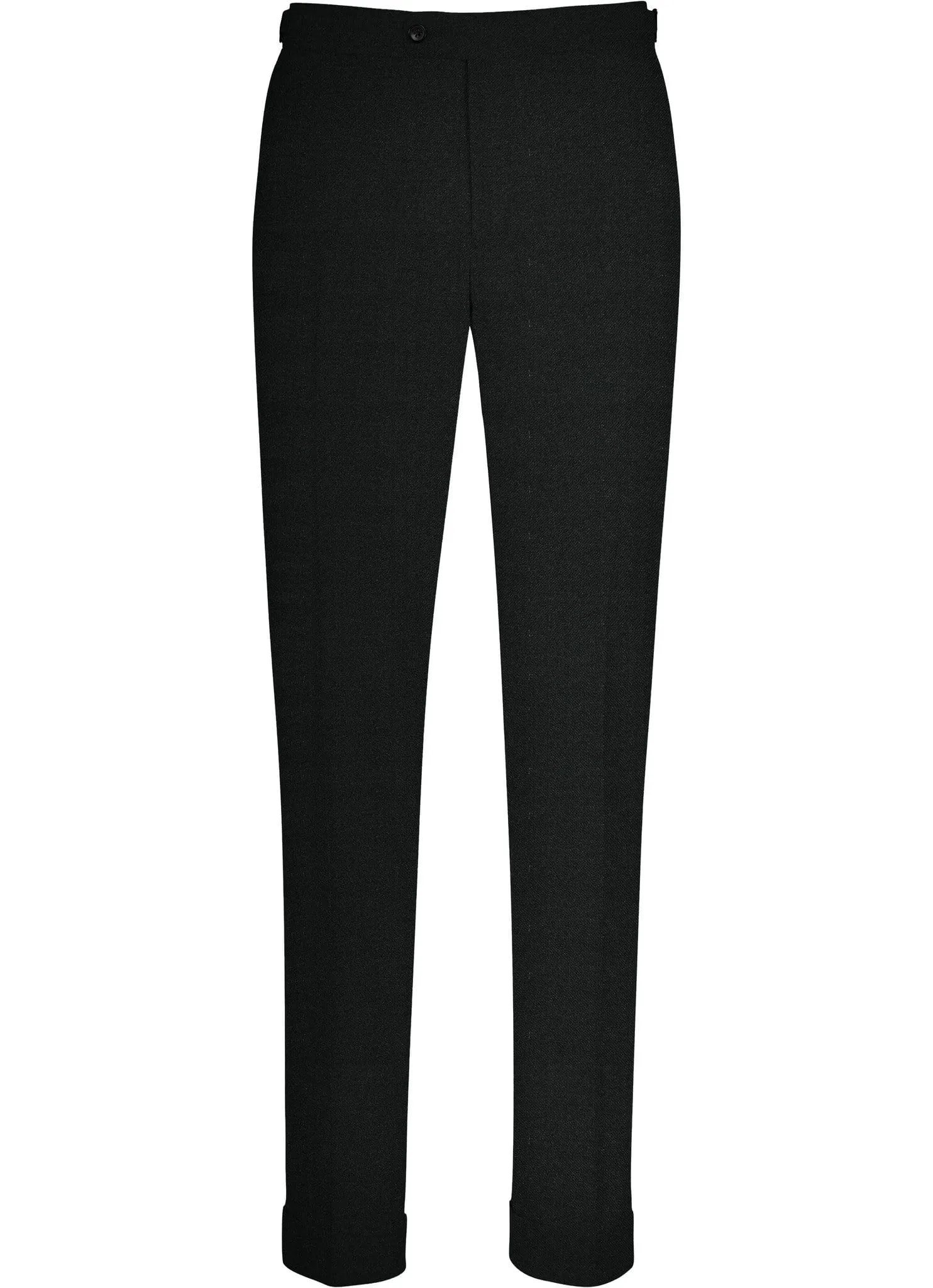 Charcoal Grey Plain Trousers