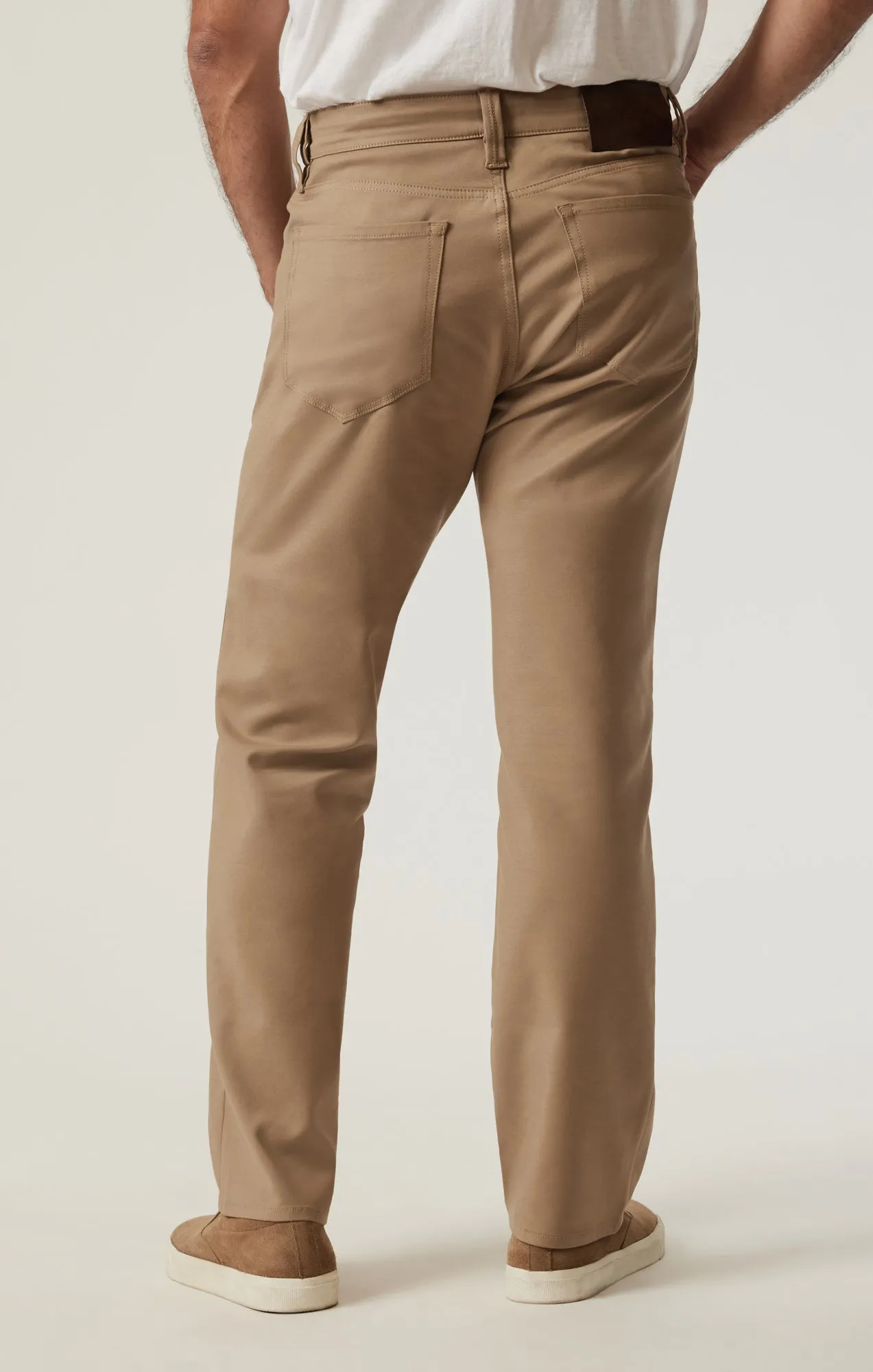 Charisma Relaxed Straight Pants in Khaki High Flyer