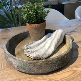 Distressed Cement Bowl 41cm