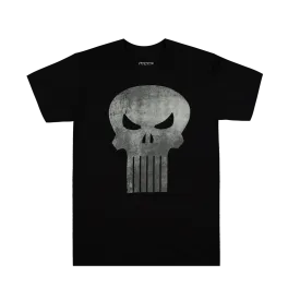 Distressed Punisher Black Tee