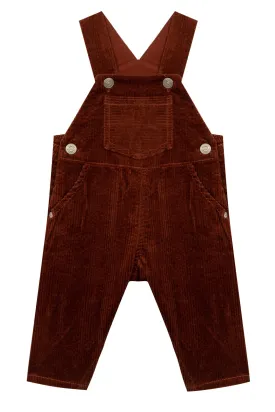 Dungarees - Dark Red Corduroy