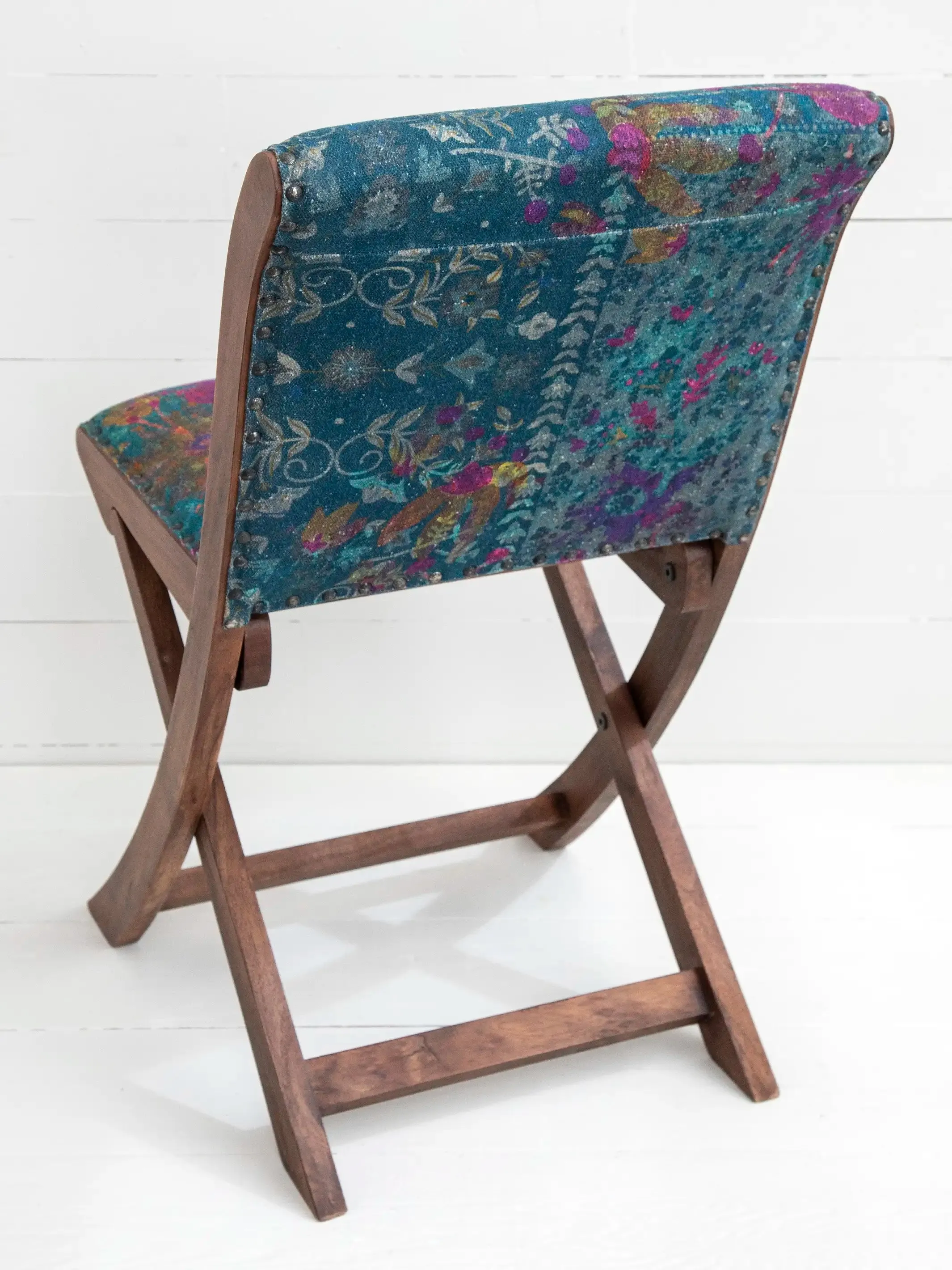 Favorite Anywhere Chair - Indigo Patchwork