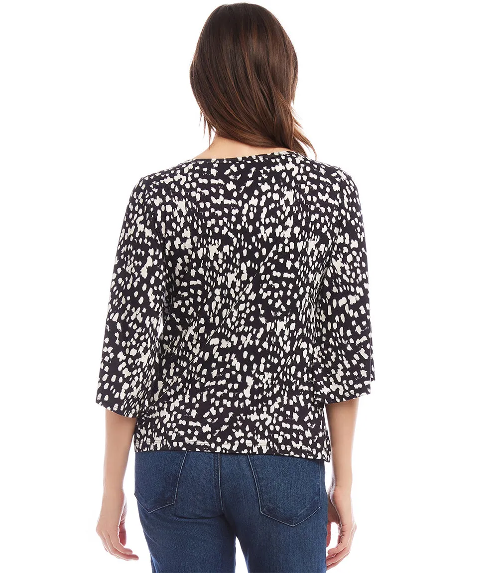 Flare Sleeve Pickup Top