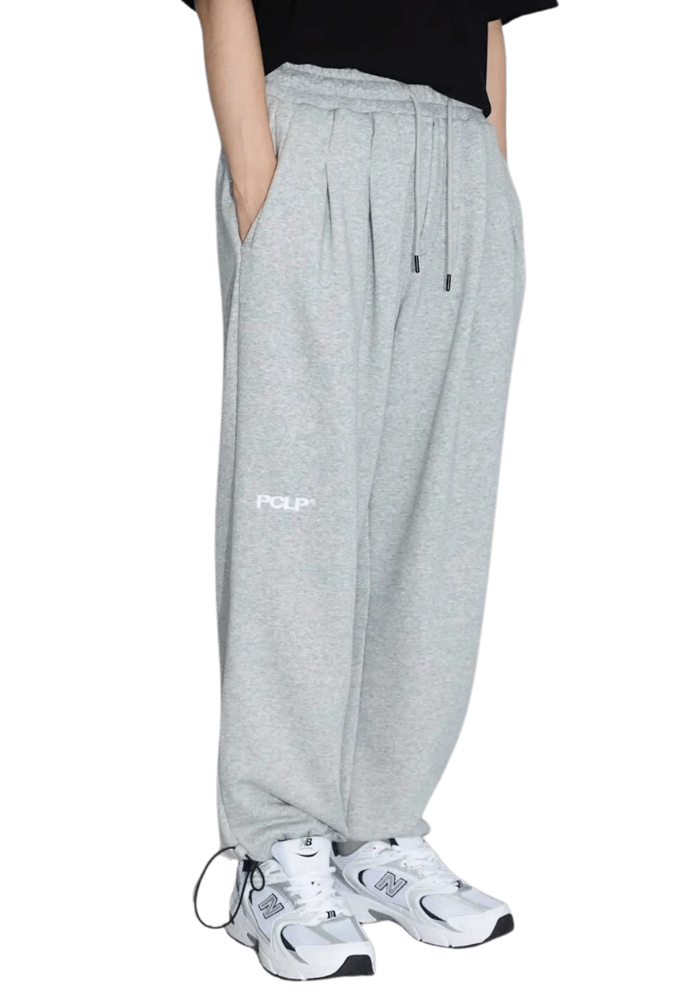 Fleece Lined Tapered Knit Sweatpants