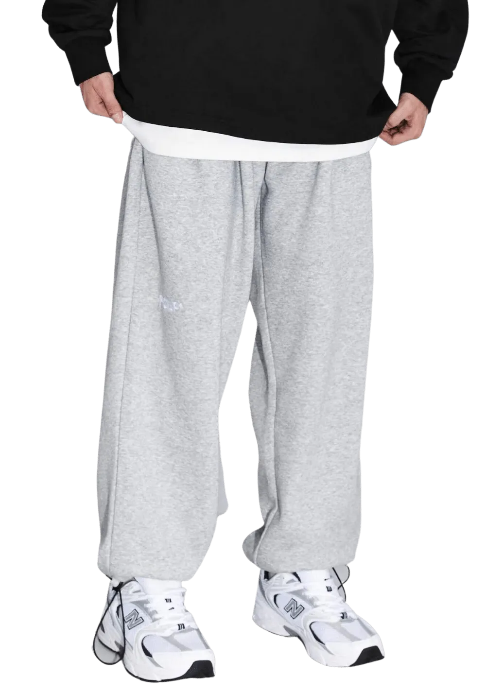 Fleece Lined Tapered Knit Sweatpants