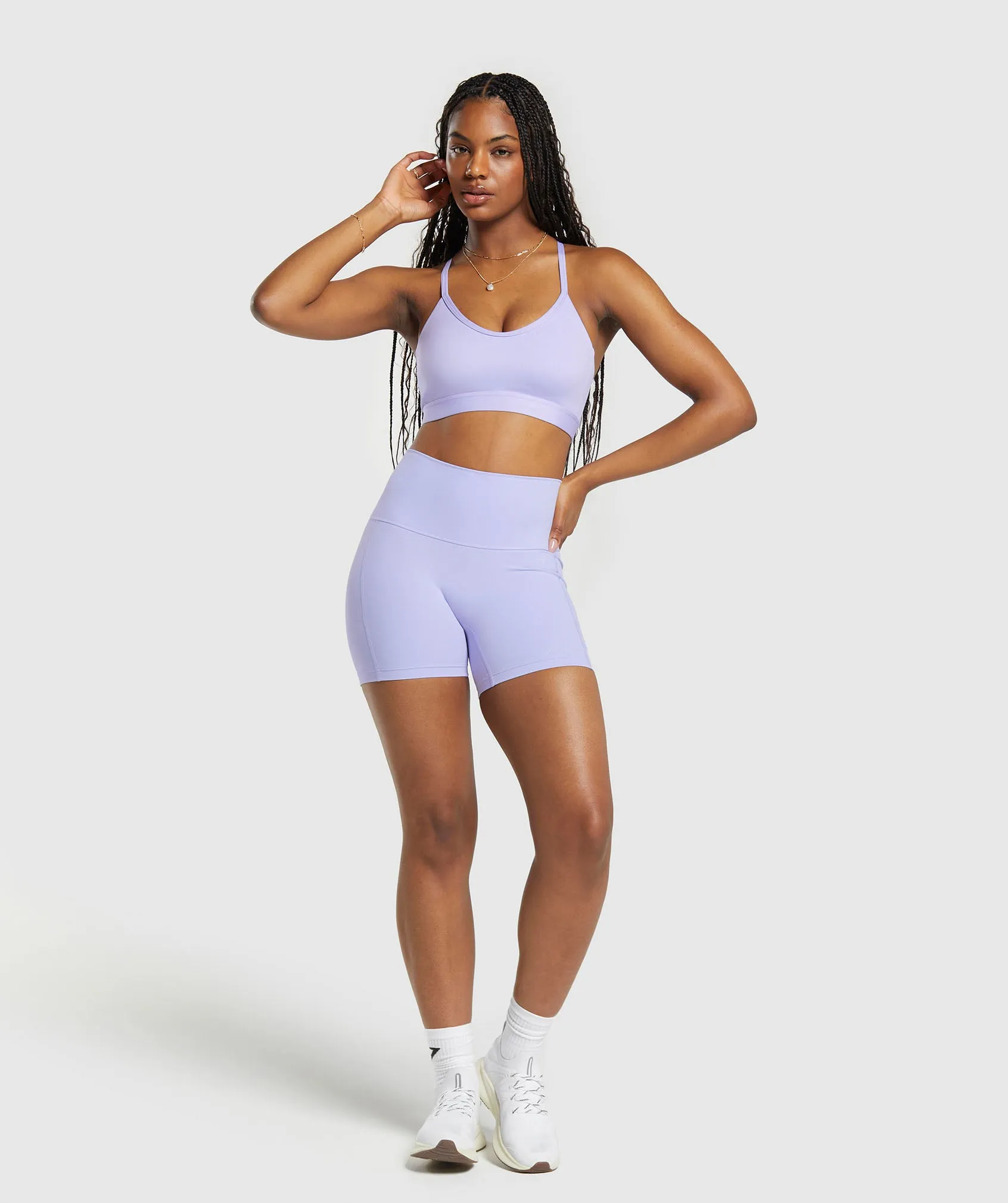 GS x Libby Shorts - Powdered Lilac