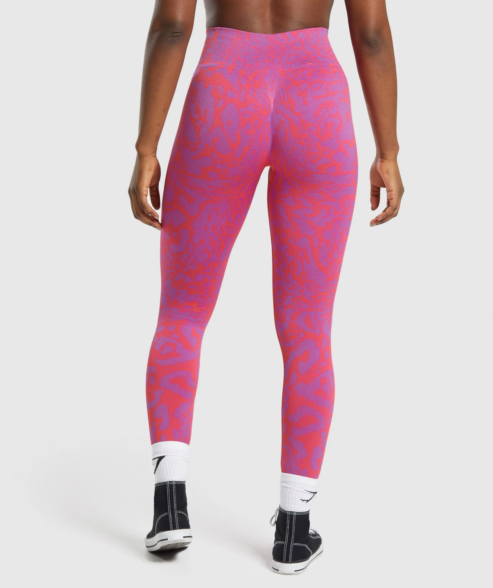 Gymshark Adapt Safari Seamless Leggings - Shelly Pink/Fly Coral