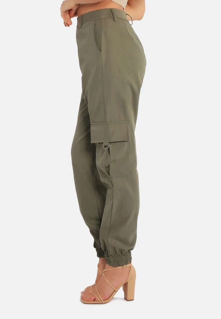 High Waist Cargo Pants