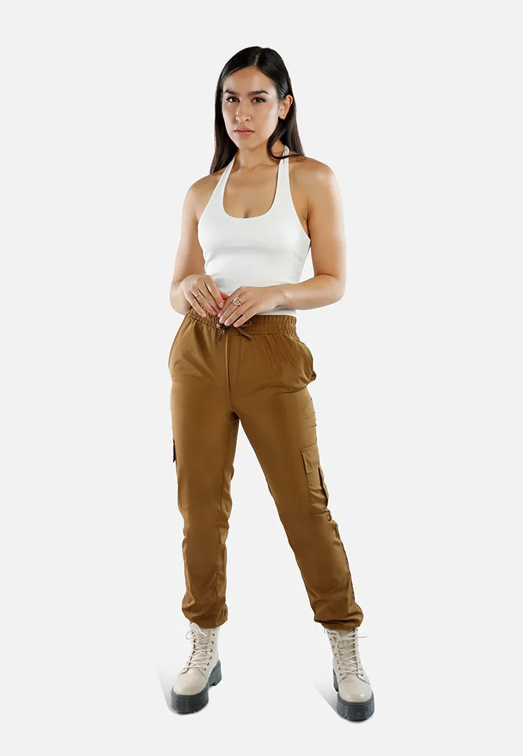 High Waist Semi Casual Trousers