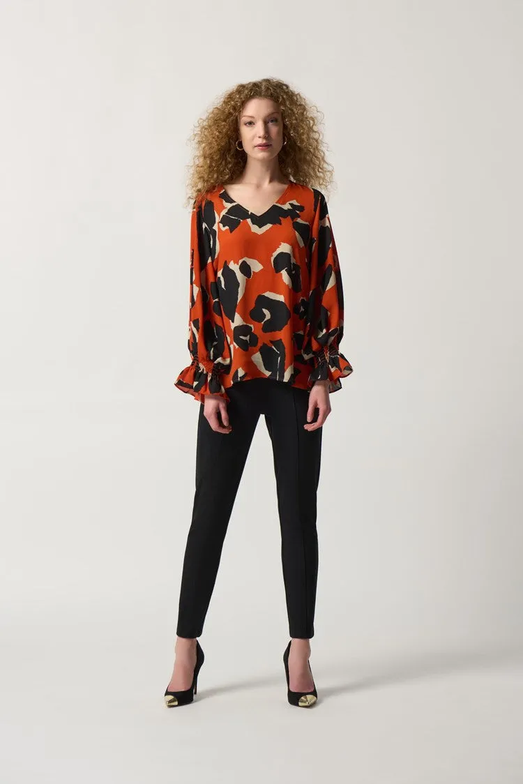 Joseph Ribkoff - 233201 Tandoori Print Top