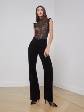 L'Agence Clayton High-Rise Wide-Leg Jeans