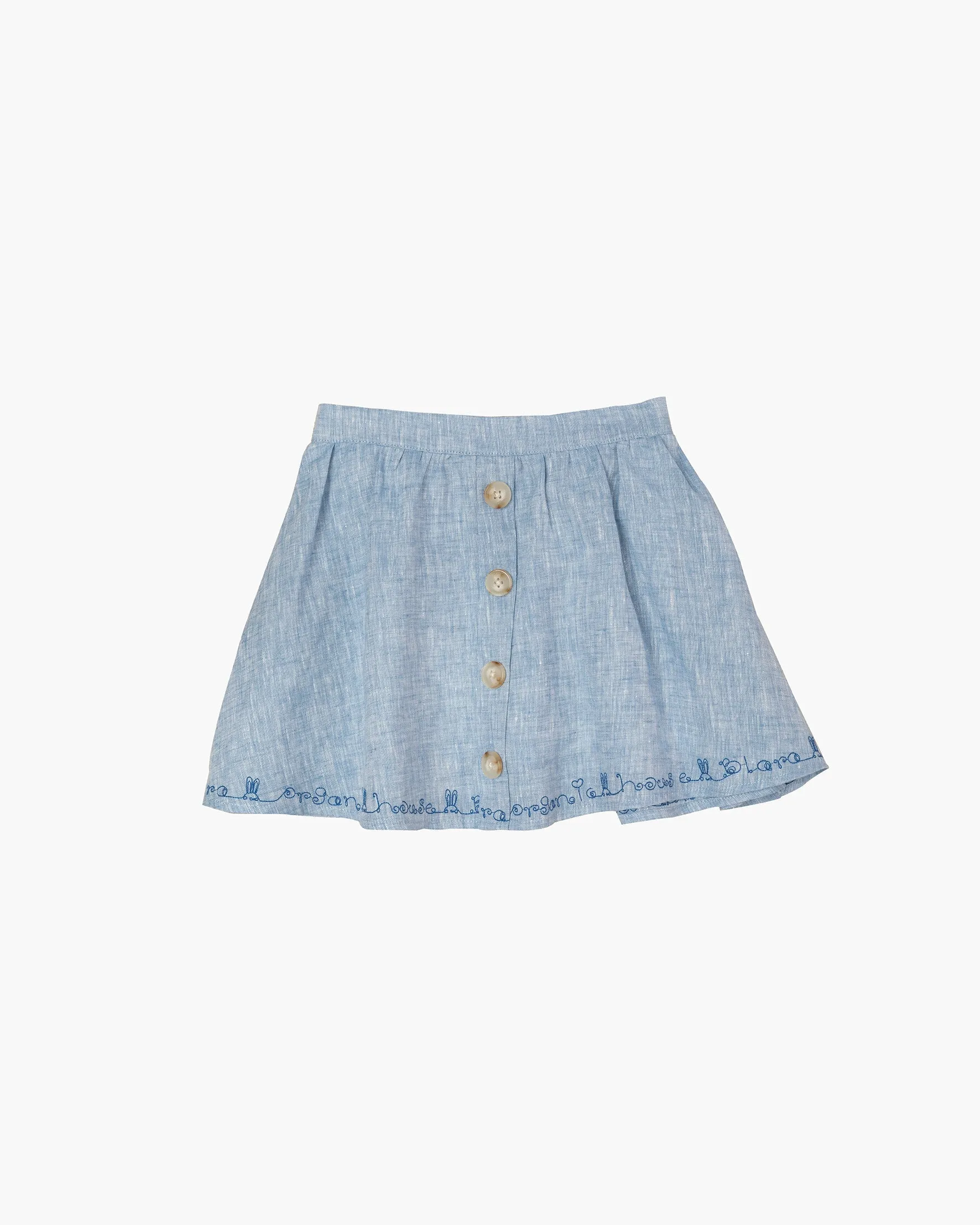 Linen Flare Skirt