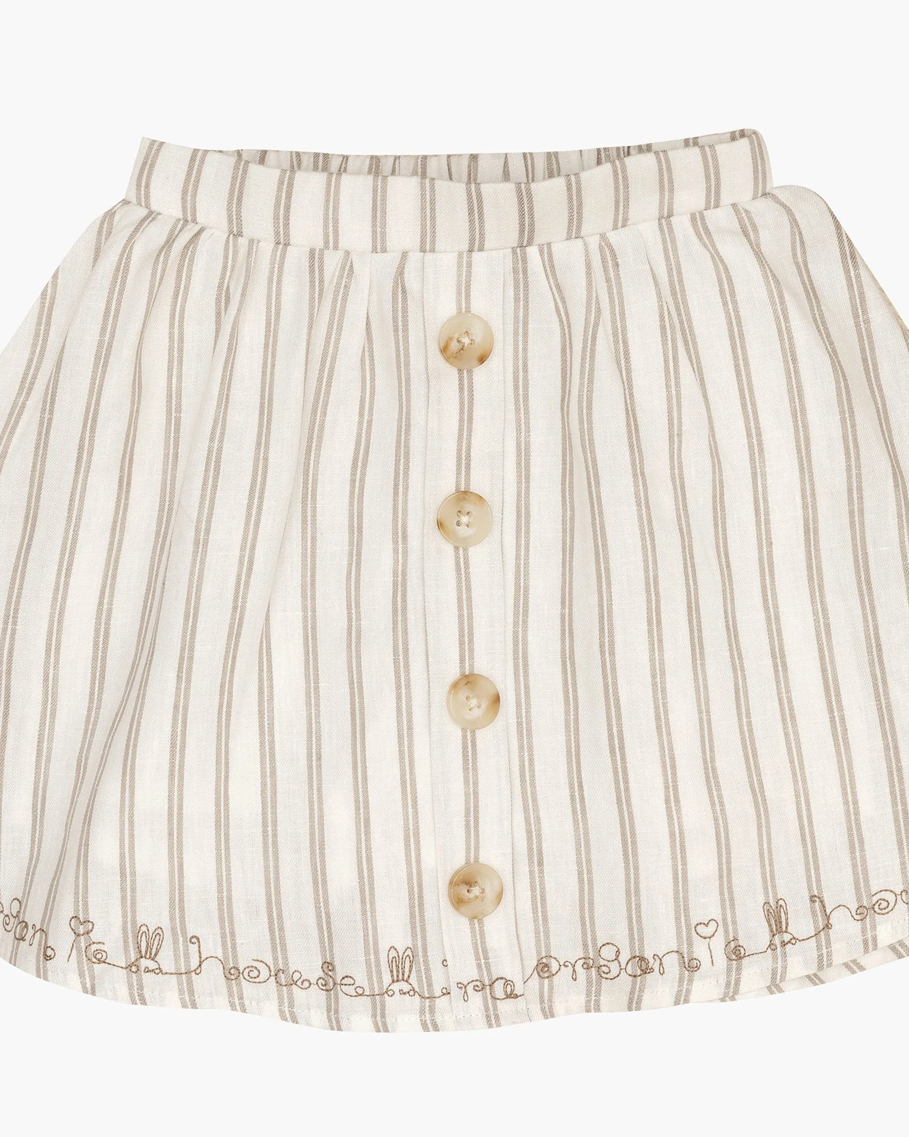 Linen Flare Skirt