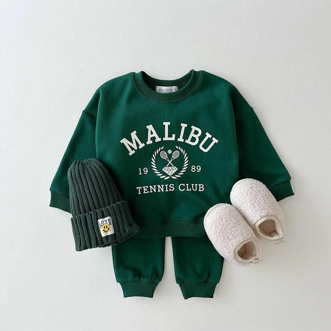 Malibu Tennis Club Sweatshirt and Jogger Pants Set