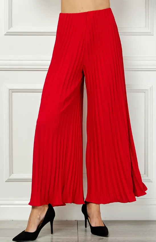 Mariah Pleated Long Dress Pant