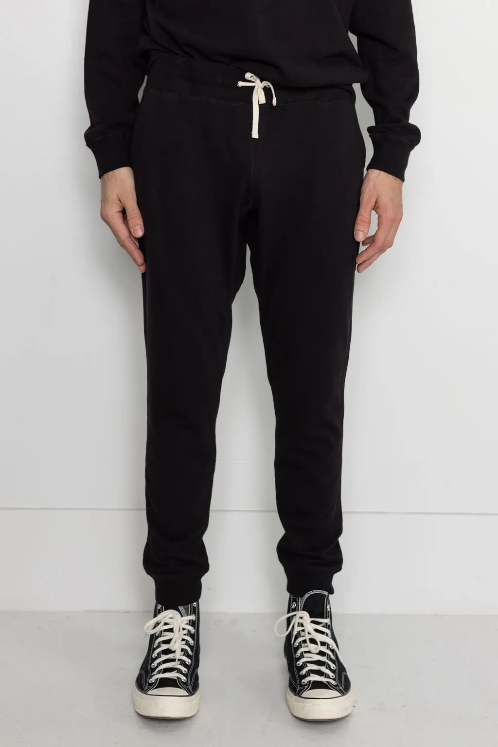 NS2167-1 250g French Terry Sweatpants in Black