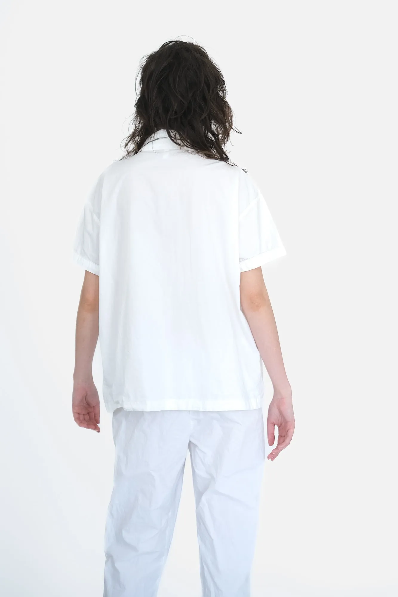 Oversize Set with Short Sleeves,  White