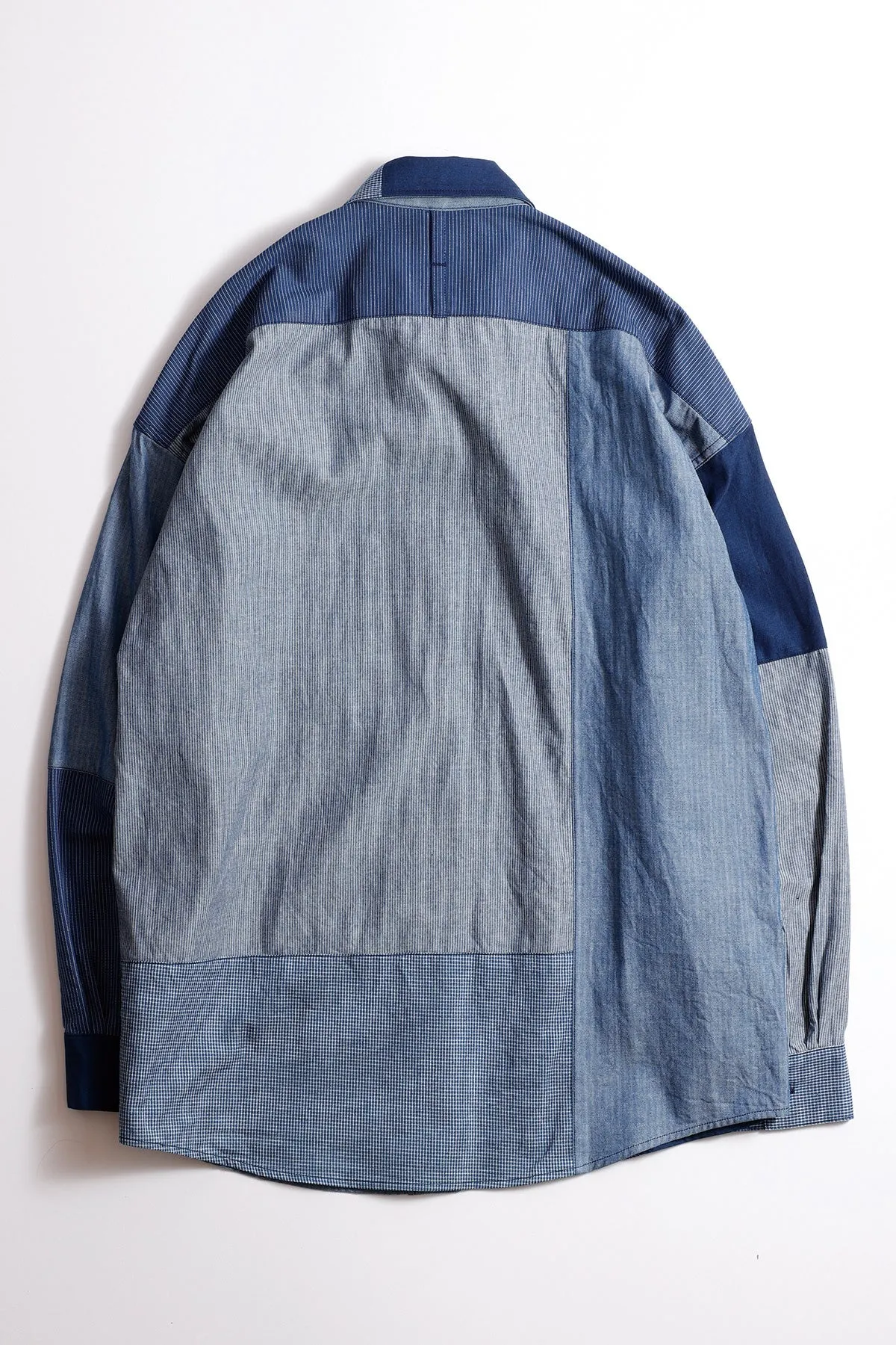 PATCHWORK SHIRT RINSE