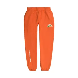 RIC3 Enchante Flower Sweatpants Coral Orange