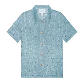 Short Sleeve Patchwork Shirt