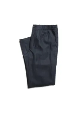 The Zip Pocket Drawstring Trouser - Ink